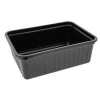 Food Tray PS 183/63 Black 750mu - 250pcs/ds.