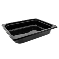Plastic Container PP 1/2 G IM Black 60mm - 720pcs/cs.