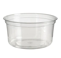 Sustainable Round Deli Container (Recycled PET) 375cc - 576 pcs/box
