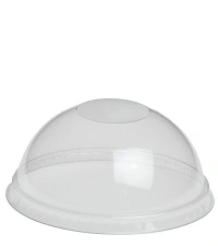 Dome Lid (PET) Ø95mm No Opening - 1,000 pcs/ctn.