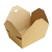 Kraft Lunch Box to Go 1100cc - 240 pcs/box.