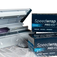 Plastic Dispenser + Catering Wrap (6x) Value Set - 45cm