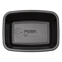 CPET Tray 173/50 1 Compartment Black - 500 pcs/box