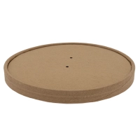 Kraft Lid - Round - ø184mm - 300 pcs/box