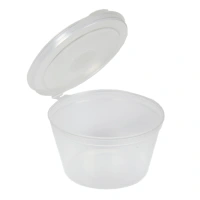 Cup with Fixed Lid PP - ø50mm - 30cc - 1,000 pcs/box