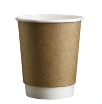 Double Wall Kraft Coffee Cup 200cc/8oz - 500 pcs/box