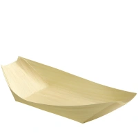Appetizer Boat Wood FSC® 215 x 110mm - 50 pieces