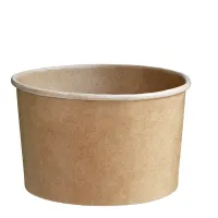 ICE CREAM CUP KRAFT 8OZ P1000