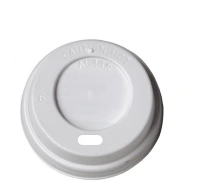 White Lid (PS) for Cup 62mm/4oz - 1,000 pcs/box