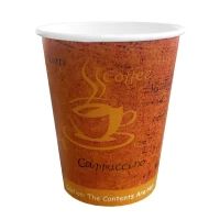 Bronze Cardboard Espresso Cup 150cc/6oz - 2,500 pcs/box