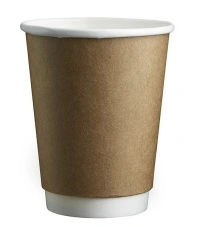 Double-Walled Kraft Coffee Cup 300cc/12oz - 500 pcs/box