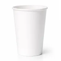 Cardboard Drinking Cup To Go White 300cc/12oz - 1,000 pcs/box.