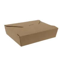 Kraft Meal Box 164x128x38mm - 200 pcs/box