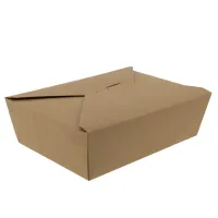 Kraft Meal Box 215x158x63mm - 200 pcs/box
