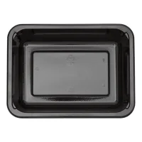CPET Meal Tray 171/50 1C Black - 360 pcs/ds.
