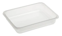 Container PP 227/30 IM 1 Compartment Clear - 520 pcs/ds.