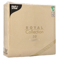 Sand-Colored Napkins - 1/4 Folded - 40x40cm - 250 pcs/cs