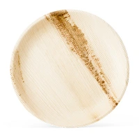 Palm Leaf Plate Round 1-compartment 25cm - 100 pcs/box