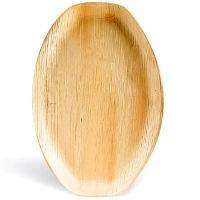 Palm Leaf Catering Tray Oval 37x25x3cm - 30 pcs/box