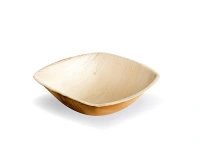 Palm Leaf Square Tray 14x14x5cm - 60 pcs/box.