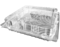 Cake/Buns Blister APET 32x31.2x8.1cm - 110 pcs/box