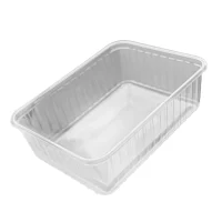 Food Tray PS 390/750cc Transparent 180x135x52mm - 400pcs/ds.