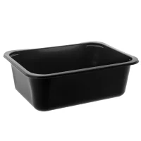Meal Tray PP 187/63 1C Black - 672 pcs/box.