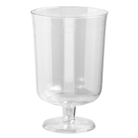 Plastic Wine Glass 100cc (PS) - 1,064 pcs/box.