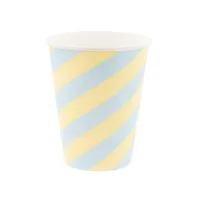 Milkshake Cup Cardboard Swirl 300ml/12oz - 1,000 pcs/box.