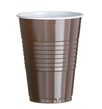 Classic Vending Cup (PS) 180cc/70.3mm Brown/White - 3,000 pcs/box.