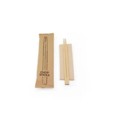Bamboo Chopsticks with Napkin (FSC) 210mm - 100 pcs