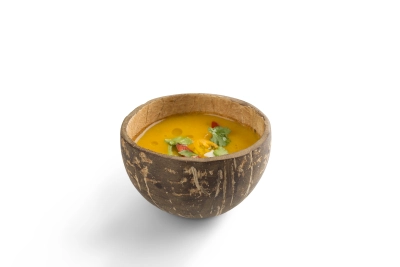 Coconut bowl round 200ml - 10 pcs/ds.
