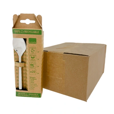 Spoon Leaves® (stainless steel) - Reusable - 165 mm - 120 pcs/box