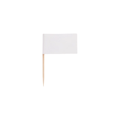 Flag Picks White - 500 pcs/box