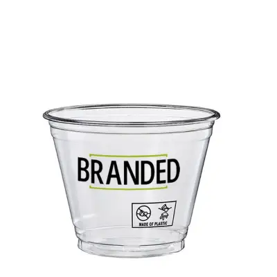 Custom Printed Smoothie & Salad Cup (PET) 270cc/9oz