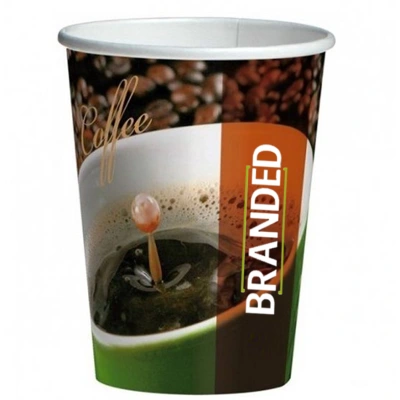Printed Coffee Cups To Go Full Color 300cc/12oz