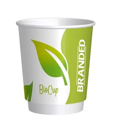 Double Wall BIO Drink Cups Print 200cc/8oz