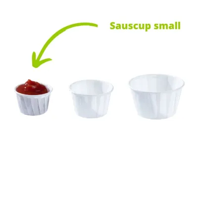 Portion Cup White Small - 35 ml - 1.25OZ - 5000 pieces