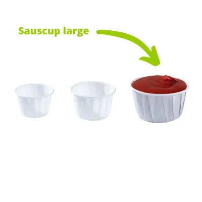 Portion Cup White - Large - 110 ml / 4 oz - 2,500 pieces