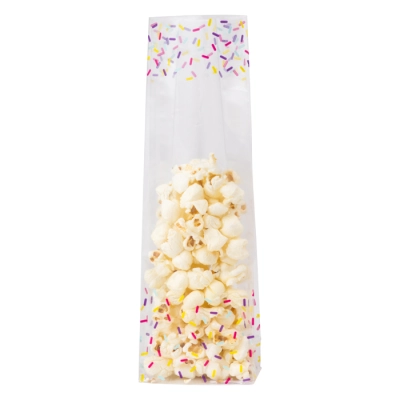 Block Bottom Bag 70 + 40 x 220 mm Confetti - 1,000 pieces