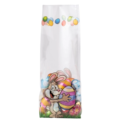 Block Bottom Bag 100 + 60 x 280 mm Easter Bunny - 1,000 pieces