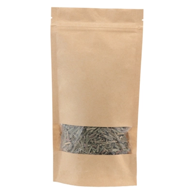 180 + 90 x 270 mm KRAFT Bag with Window - 1000 ml - 1,000 Pieces