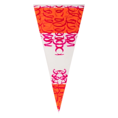 Orange/Red Cone Bag - 250 x 460 mm - 1 pound - 1,000 pieces