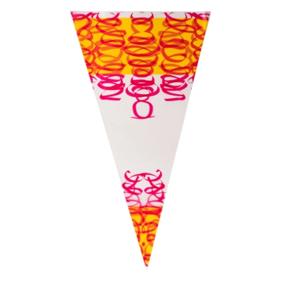 Yellow/Red Cone - 250 x 460 mm - 1 pound - 1,000 pcs