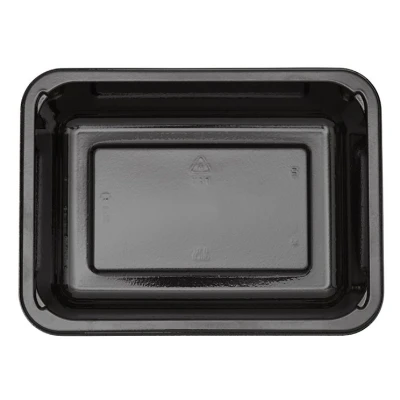 Meal Tray CPET 171/50 1C Black - 440 pcs/box.