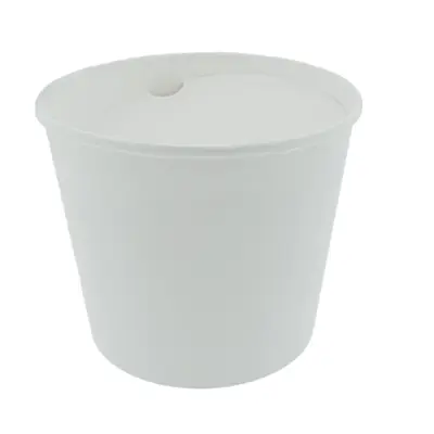 Food Bucket with Lid White 2600ml - 216 pcs/box
