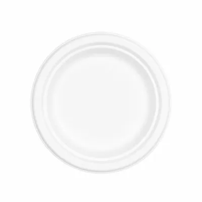 Sugarcane Plate - ø17cm - 1,000 pcs/box
