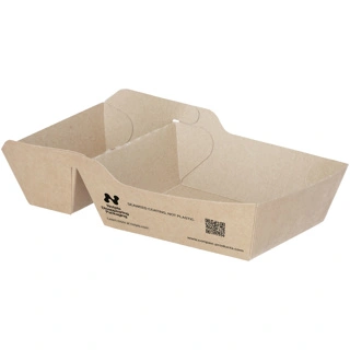 Fries Box A7+1 - Cardboard - 14.5x7x3.5 cm - "Notpla" - 720 pcs/box.