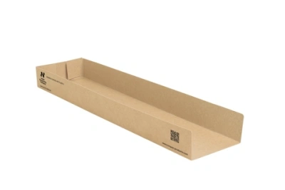 Panini trays - Cardboard - 28.5x7.5x3 cm - "Notpla" - 720 pcs/box.