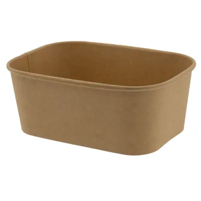 Kraft Meal Tray 1,000ml - 300 pcs/box.